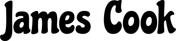 Vorschau des Bootsnamens "James Cook" als Schriftzug für "Bootsbeschriftung Klassisch 53"