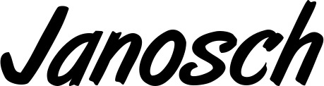 Vorschau des Bootsnamens "Janosch" als Schriftzug für "Bootsbeschriftung Klassisch 38"