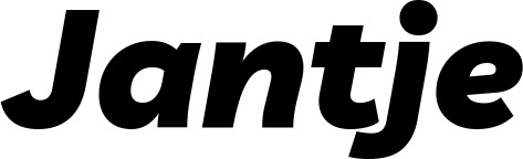 Vorschau des Bootsnamens "Jantje" als Schriftzug für "Bootsbeschriftung Kursiv 06"