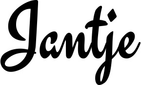 Vorschau des Bootsnamens "Jantje" als Schriftzug für "Bootsbeschriftung Klassisch 63"