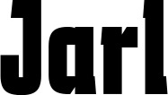 Vorschau des Bootsnamens "Jarl" als Schriftzug für "Bootsbeschriftung Fett 41"