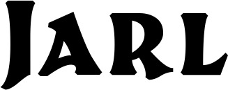 Vorschau des Bootsnamens "Jarl" als Schriftzug für "Style Neu 37"