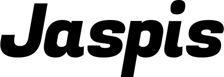 Vorschau des Bootsnamens "Jaspis" als Schriftzug für "Bootsbeschriftung Kursiv 04"
