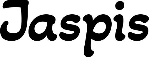 Vorschau des Bootsnamens "Jaspis" als Schriftzug für "Bootsbeschriftung Klassisch 103"