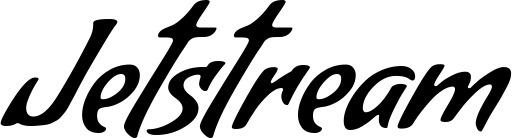 Vorschau des Bootsnamens "Jetstream" als Schriftzug für "Bootsbeschriftung Klassisch 57"