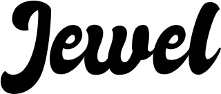 Vorschau des Bootsnamens "Jewel" als Schriftzug für "Bootsbeschriftung Klassisch 41"