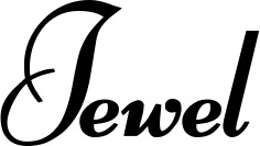 Vorschau des Bootsnamens "Jewel" als Schriftzug für "Bootsbeschriftung Klassisch 76-A"