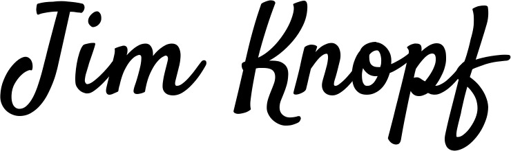 Vorschau des Bootsnamens "Jim Knopf" als Schriftzug für "Bootsbeschriftung Klassisch 96"