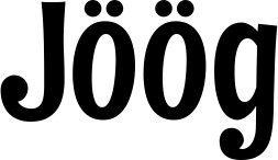 Vorschau des Bootsnamens "Jöög" als Schriftzug für "Bootsbeschriftung Neu 68"