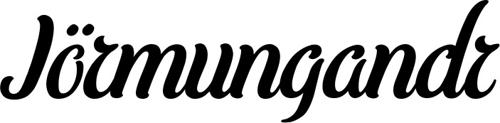 Vorschau des Bootsnamens "Jörmungandr" als Schriftzug für "Bootsbeschriftung Klassisch 62"