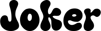 Vorschau des Bootsnamens "Joker" als Schriftzug für "Bootsbeschriftung Neu 62"
