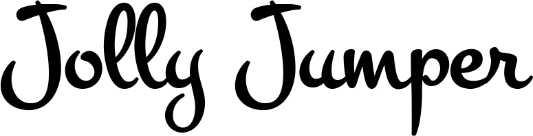 Vorschau des Bootsnamens "Jolly Jumper" als Schriftzug für "Style Klassisch 81"