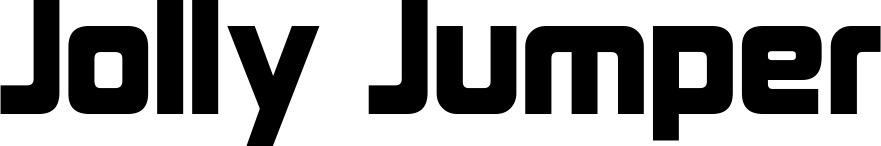 Vorschau des Bootsnamens "Jolly Jumper" als Schriftzug für "Bootsbeschriftung Neu 25"