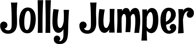 Vorschau des Bootsnamens "Jolly Jumper" als Schriftzug für "Bootsbeschriftung Neu 68"