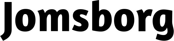 Vorschau des Bootsnamens "Jomsborg" als Schriftzug für "Bootsbeschriftung Fett 09"