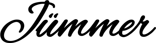 Vorschau des Bootsnamens "Jümmer" als Schriftzug für "Bootsbeschriftung Klassisch 35"