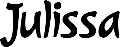Vorschau des Bootsnamens "Julissa" als Schriftzug für "Bootsbeschriftung Klassisch 72"