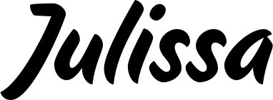 Vorschau des Bootsnamens "Julissa" als Schriftzug für "Bootsbeschriftung Klassisch 19"