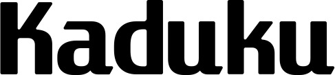 Vorschau des Bootsnamens "Kaduku" als Schriftzug für "Bootsbeschriftung Fett 22"