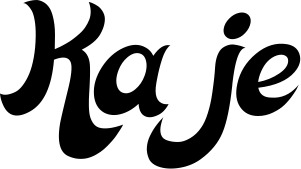 Vorschau des Bootsnamens "Kaje" als Schriftzug für "Bootsbeschriftung Klassisch 33"
