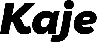 Vorschau des Bootsnamens "Kaje" als Schriftzug für "Bootsbeschriftung Kursiv 06"