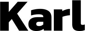 Vorschau des Bootsnamens "Karl" als Schriftzug für "Bootsbeschriftung Fett 20"