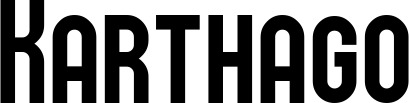 Vorschau des Bootsnamens "Karthago" als Schriftzug für "Style Neu 43"