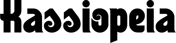 Vorschau des Bootsnamens "Kassiopeia" als Schriftzug für "Bootsbeschriftung Neu 32"