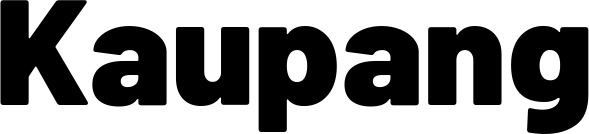 Vorschau des Bootsnamens "Kaupang" als Schriftzug für "Bootsbeschriftung Fett 10"