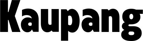 Vorschau des Bootsnamens "Kaupang" als Schriftzug für "Bootsbeschriftung Fett 24"