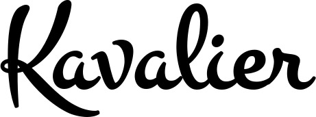 Vorschau des Bootsnamens "Kavalier" als Schriftzug für "Bootsbeschriftung Klassisch 81"