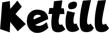 Vorschau des Bootsnamens "Ketill" als Schriftzug für "Bootsbeschriftung Neu 48"