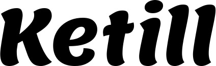 Vorschau des Bootsnamens "Ketill" als Schriftzug für "Bootsbeschriftung Neu 49"