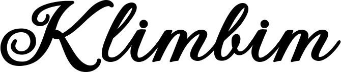 Vorschau des Bootsnamens "Klimbim" als Schriftzug für "Bootsbeschriftung Klassisch 69"