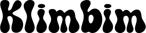 Vorschau des Bootsnamens "Klimbim" als Schriftzug für "Bootsbeschriftung Neu 62"