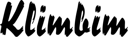 Vorschau des Bootsnamens "Klimbim" als Schriftzug für "Bootsbeschriftung Neu 10"