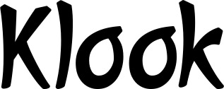 Vorschau des Bootsnamens "Klook" als Schriftzug für "Bootsbeschriftung Klassisch 72"