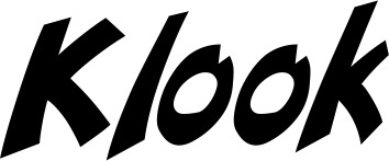 Vorschau des Bootsnamens "Klook" als Schriftzug für "Bootsbeschriftung Klassisch 31"