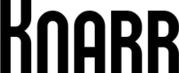 Vorschau des Bootsnamens "Knarr" als Schriftzug für "Bootsbeschriftung Neu 43"