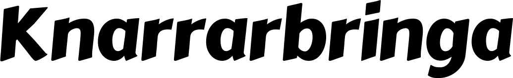 Vorschau des Bootsnamens "Knarrarbringa" als Schriftzug für "Bootsbeschriftung Neu 38"
