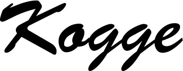 Vorschau des Bootsnamens "Kogge" als Schriftzug für "Bootsbeschriftung Klassisch 03"