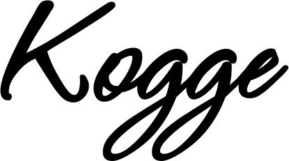 Bootsname 'Kogge' angezeigt als 'Bootsbeschriftung Klassisch 71'
