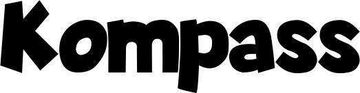 Vorschau des Bootsnamens "Kompass" als Schriftzug für "Bootsbeschriftung Neu 48"