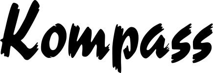 Vorschau des Bootsnamens "Kompass" als Schriftzug für "Bootsbeschriftung Neu 10"