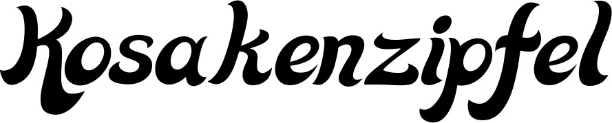 Vorschau des Bootsnamens "Kosakenzipfel" als Schriftzug für "Style Klassisch 33"