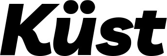 Vorschau des Bootsnamens "Küst" als Schriftzug für "Bootsbeschriftung Kursiv 06"