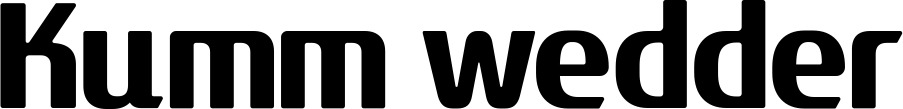 Vorschau des Bootsnamens "Kumm wedder" als Schriftzug für "Style Fett 22"