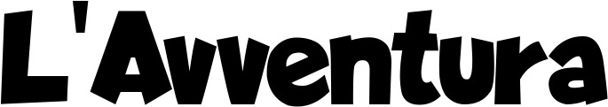 Vorschau des Bootsnamens "L'Avventura" als Schriftzug für "Bootsbeschriftung Neu 48"