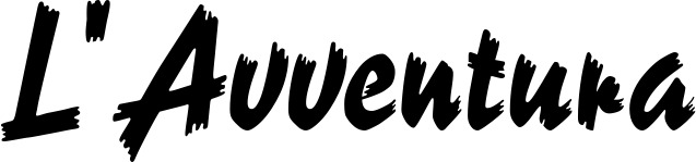 Vorschau des Bootsnamens "L'Avventura" als Schriftzug für "Bootsbeschriftung Neu 10"