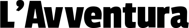 Vorschau des Bootsnamens "L'Avventura" als Schriftzug für "Bootsbeschriftung Fett 30"